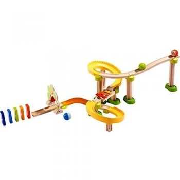 HABA Kullerbü Sim-Sala-Kling Wooden Marble Run Set (45 Pieces)