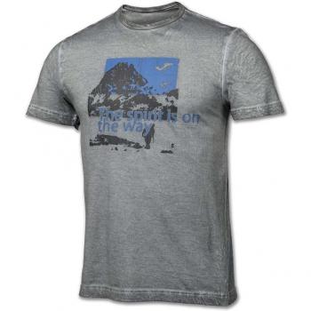 Joma - Camiseta outdoor gris oscuro m/c para hombre