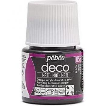 Pintura Acrílica Mate 45ml - Pebeo - Negro