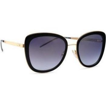 Gafas de Sol para Mujer Hugo Boss 1209/S con Montura Negra y Detalles Dorados