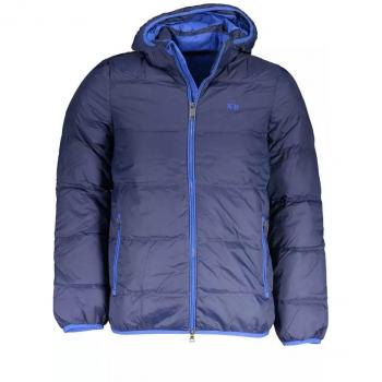 La Martina Blue Polyamide Jacket - XL