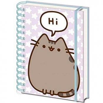 Pusheen Cuaderno de notas en espiral A5, multicolor