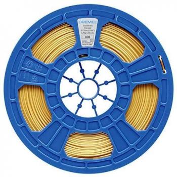 Dremel 3D Filamento Dorado PLA 1.75mm para impresoras 3D, Superpack de 750gr