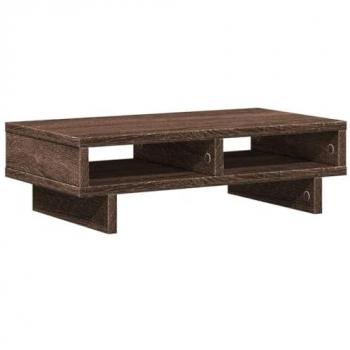 Soporte para Monitor de Madera Ingeniería Marrón Roble 50x27x15 cm
