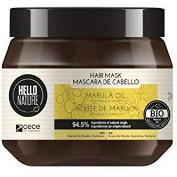 Hello Nature Mascarilla Suavizante de Cabello con Aceite de Marula - 250 ml