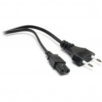 G&BL AL2208B 1.8m CEE7/16 C8 acoplador Negro - Cable