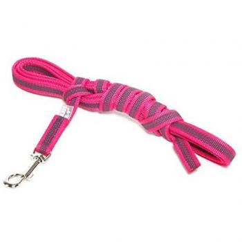 Correa Engomada para Perros Julius-K9 sin Asa, Color Rosa-Gris, 14 mm x 3 m