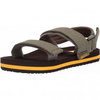 Reef Little Ahi Convertible Sandals for Kids - Brown/Olive EU 25-26