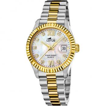 Reloj Lotus Freedom 18931/1 para Mujer, Caja de Acero Inoxidable 316L, Esfera Beige, Multicolor