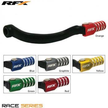 RFX FXGP 40200 55BU Race Series Gear Pedal Yamaha YZ250 89-04, Negro/Azul