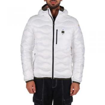 Blauer White XL Men's Hooded Puffer Jacket