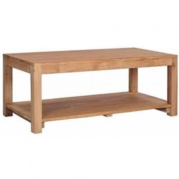 vidaXL Coffee Table 100x50x40 cm Solid Teak Wood