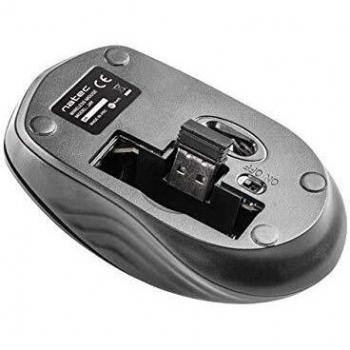Raton NATEC Jay Optico INALAMBRICO 1600 dpi Negro