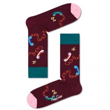 Calcetines Estampados Happy Socks Stay In Touch - Talla 36-40 - Diseño Original Multicolor