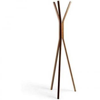 Kave Home - Perchero Chelsey de Madera Maciza de Nogal
