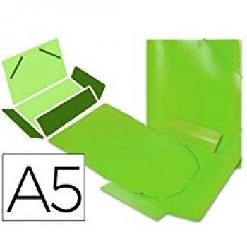 CARPETA BEAUTONE GOMAS SOLAPAS 34973 POLIPROPILENO DIN A5 VERDE