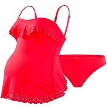 Cache Coeur Conjunto de tankini Bloom para mujer. Granadina XL