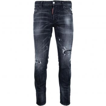 Dsquared2 Men's Slim-Fit Distressed Dark Gray Jeans
