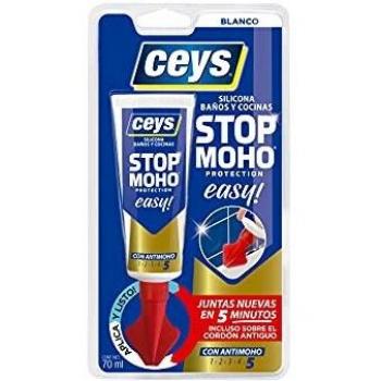 Ceys - Siliconoa Stop moho easy - Para Juntas - 100% impermeable