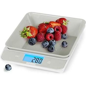 Báscula de Cocina Digital Duronic KS100 GY con Capacidad de 5 Kg y Tazón Gris de 1.2 L