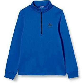Odlo Midlayer 1/2 Zip Carve Warm Forro Polar, Niños, Azul