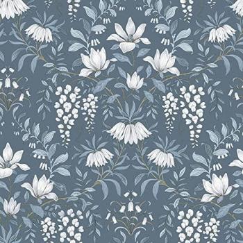 Laura Ashley Parterre Patterned Wallpaper, FSC Certified, Vibrant Print, 10 Meters Long