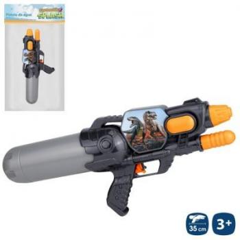 Pistola de Agua Dinosaurios Juinsa - Divertida Diversión Acuática, pistola de agua con diseño de dinosaurio, adecuada para niños, fabricada en plástico resistente, capacidad de tanque grande para mayor tiempo de juego, fácil