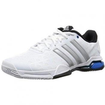 adidas Barricade Club, Zapatillas de Tenis Para Hombre, Blanco / Plateado / Negro