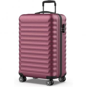 Maleta Numada Upfly 24' Burdeos - Equipaje de Viaje Mediano con Ruedas y Asa Telescópica