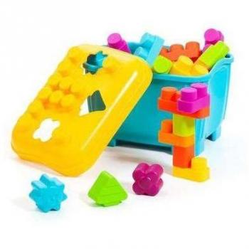 Juego de Construcción Moltó Blocks & Puzzles 15 Piezas