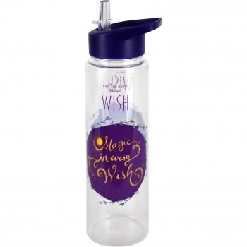 Botella de Agua Plástica Disney Wish 700 ml con Pajita - Diseño Mágico en Cada Deseo
