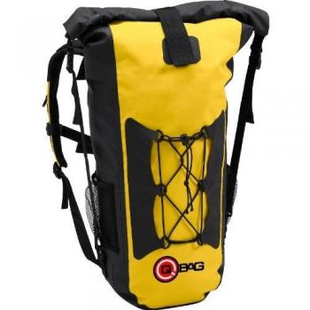 QBag Mochila de Motocicleta Hombres y Mujeres Mochila 05 Impermeable hasta 45 litros de Espacio de Almacenamiento Amarillo, Unisex, Multiuso, Todo el año, PVC