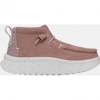 Hey Dude Wendy Peak Hi Suede Women's Pink Boot - Size 4