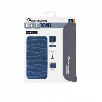 Sea to Summit DryLite Extra-Large Microfiber Travel Towel - Atlantic Wave