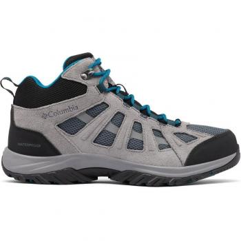 Columbia - Botas de montaña de hombre REDMOND™ III MID WATERPROOF Columbia, impermeables, con suela de tracción Omni-Grip, diseño mid-cut para soporte del tobillo, parte superior de malla y cuero sint