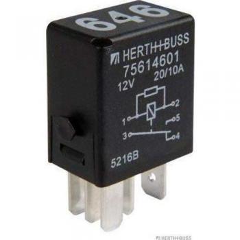 Relé Multifunción Herth+Buss ELPARTS 75614601 para SEAT y VOLKSWAGEN: Ibiza, Altea, Cordoba, Exeo, Arona, Alhambra, Golf, Passat, Polo,