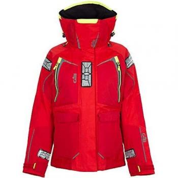 2017 Gill Womens OS1 Offshore Ocean Jacket in RED OS12JW Ladies UK Sizes - 16