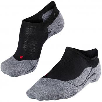 Falke TK5 Lightweight Cushioned Trekking Invisible Socks for Women, Black (Black-Mix 3010), Size 4-5, Anti-Blister Design
