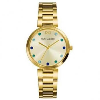 MARK MADDOX - Reloj Acero IP Dorado Brazalete Sra Mm - MM0114-97