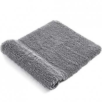 RiyaNed Alfombra de baño antideslizante, absorbente, suave y esponjosa, para bañera, ducha y baño, lavable a máquina, fácil de limpiar