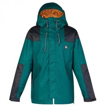 Chaqueta de hombre DC Shoes Anchor verde y negro, talla S