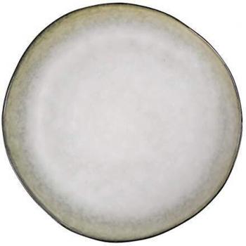 Plato Llano de Gres Marrón Claro Medard de Noblat (Juego de 6, 28 cm)