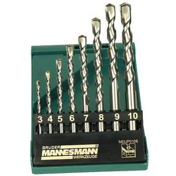 Mannesmann M54308 - Juego de 8 brocas profesionales para madera
