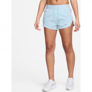 Nike - Short de mujer Running Division Reflective, pantalón corto de running de 8 cm de talle medio con malla interior, color azul, talla S (EU 36-38)