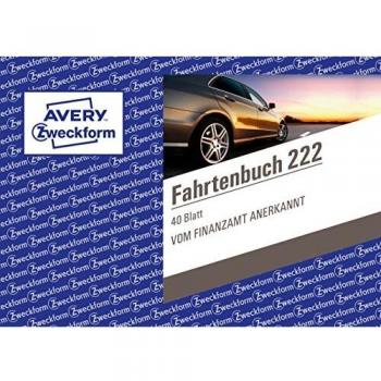 Fahrtenbuch 222 A6 Quer - 40 Hojas con Registro de Kilometraje y Tabla de Consumo de Combustible