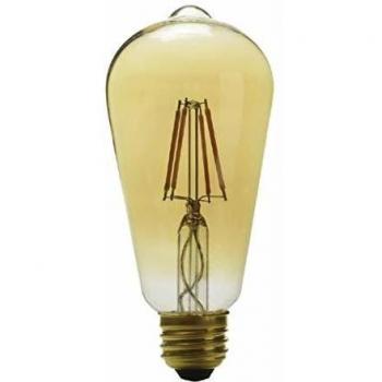 muvit iO Bombilla Inteligente Filamentos Vintage Edison E27/5W/470lm Blanco Ambar D64*H140