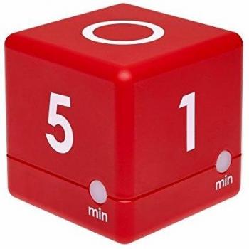 TFA Dostmann Digital Cubo. Temporizador, plástico, Rojo, 6 x 6 x 6 cm
