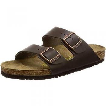 Birkenstock Arizona Dark Brown Natural Leather Men's Sandals