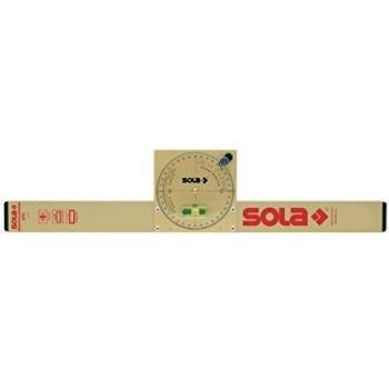 Sola APN - Nivel medidor de ángulos de aluminio extra resistente de 100 cm con burbuja de precisión Focus