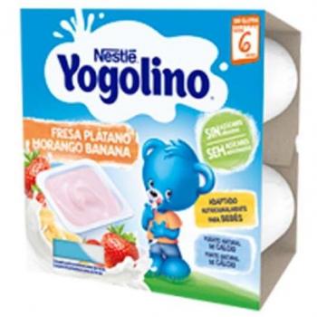 Nestlé Yogolino Fresa Plátano Sin Azúcar 4x100g